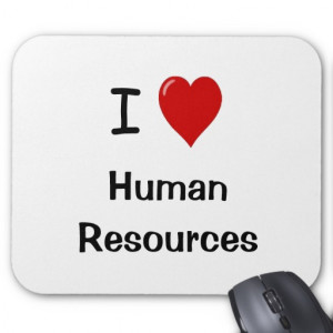 Love Human Resources - HR Quote Mouse Mats