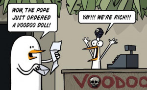 Voodoo doll for the Pope01 Funny: Voodoo doll for the Pope comics