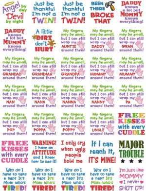 Baby Sayings Set #10