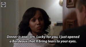 Click here to buy Olivia Pope’s popcorn bowl.