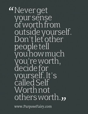 Self Worth