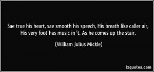 More William Julius Mickle Quotes