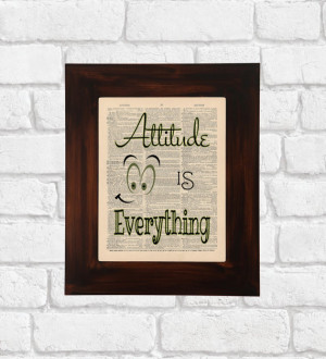 ... Inspiring Quote, Attitude Quote, Gift for Graduate, Attitude Print 5x7