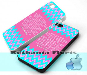 audrey hepburn quote chevron print on hardplastic for iphone 4 4s and ...