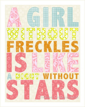 Freckles by chelseebeckstead on Etsy, $15.00