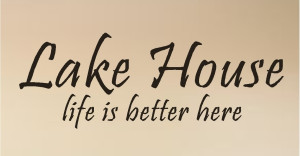 lake house quotes wall words lettering decals