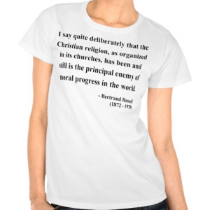 Bertrand Russell Quote 5a Tee Shirts