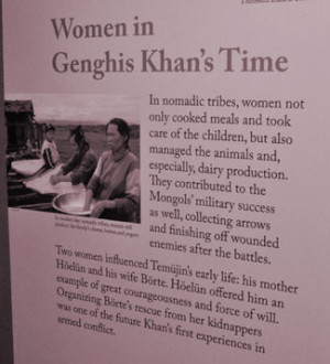 Genghis Khan Army Women in genghis khan's time