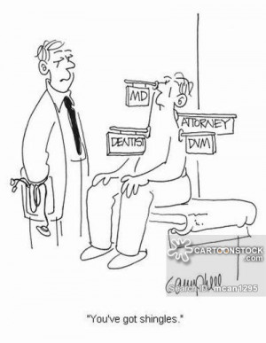 Shingles cartoons, Shingles cartoon, funny, Shingles picture, Shingles ...