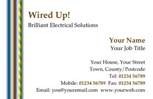Business-cards-for-electrical-electrician--electric--electrical-wires ...