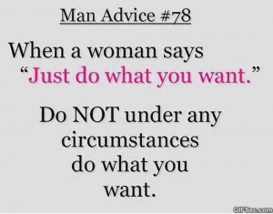 When a woman says MEME 2015