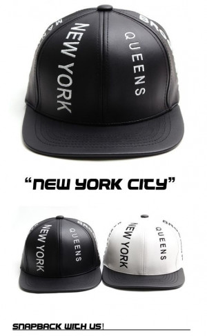 BROOKLYN new york city leather Snapback Hiphop baseball cap hiphop ...
