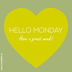 Hello Monday #quote #monday #moodkids Have a great week! More