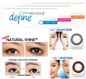 One Day Acuvue Define Contact Lenses