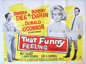THAT FUNNY FEELING (1965) Original Cinema Quad Poster - Sandra Dee ...