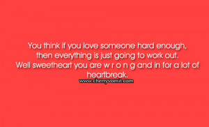 Quotes About Hard Love