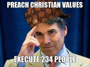 PREACH CHRISTIAN VALUES, EXECUTE 234 PEOPLE
