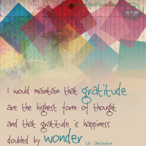... doubled by wonder quote by Chesterton by Bergen and ASsociates