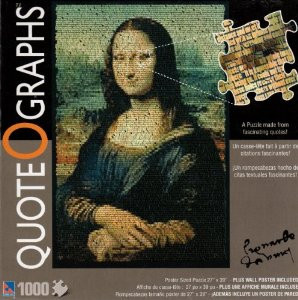 Mona Lisa 1000 Piece Jigsaw Puzzle