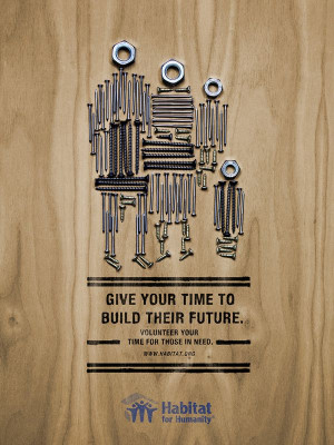 Habitat for Humanity - Poster by Greg Smith, via Behance