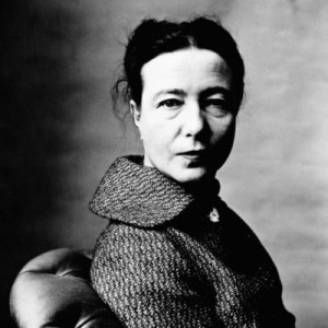 ... Simone de Beauvoir (or, to give her full name, Simone-Lucie-Ernestine