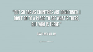 quote David McCallum but so far as countries are concerned 201888 1