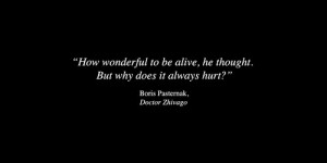 BORIS PASTERNAK QUOTES DOCTOR ZHIVAGO buzzquotes.com