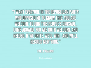 quote Carl Paladino i want everyone in the republican party 96834 png