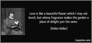 Love Like Beautiful Flower...