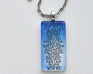The Fault in Our Stars John Green Q uote Necklace 4 ...