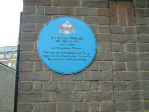 This plaque is at the Engineering college in Trumpington Street ...