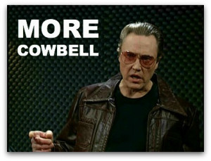 Christopher Walken Cowbell The more cowbell sketch