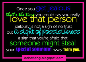 That’s The Time You Could Say You Really Love That Person Jealousy ...