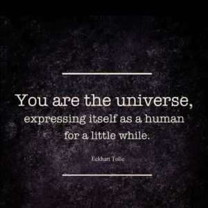 Listen to the universe...