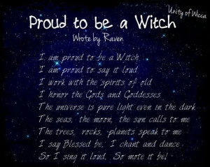 Proud to be a Witch