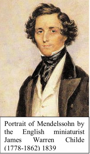 FELIX MENDELSSOHN (1809-1847)