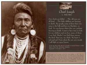 Chief Joseph (Hin-mah-too-yah-lat-kekht), Nez Perce leader
