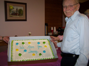 AVNA & Hospice Volunteer Sonny Felger received an honorary cake and ...