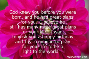 happy birthday quotes religious birthday card pin it birthday ...