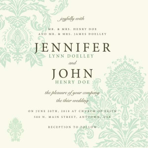 ... Invitation Quotes ~ Wedding invitation wording for friends and family