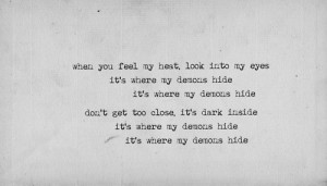 imagine dragons demons lyrics