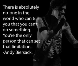 black veil brides quotes from songs Andy by isabella19