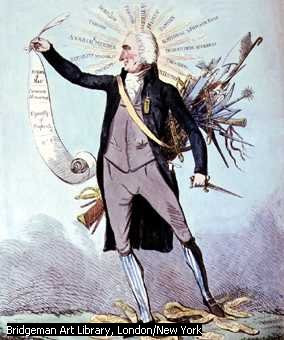 Paine is shown with a copy of one of his most famous works, Rightsof ...