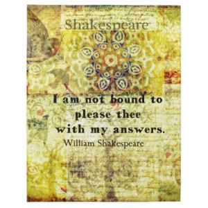 Shakespeare Quote Jigsaw Puzzle