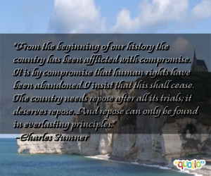 From the beginning of our history the