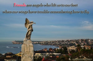 Friendship Quotes-Thoughts-Angels-Wings-Trouble-Fly-Best Quotes