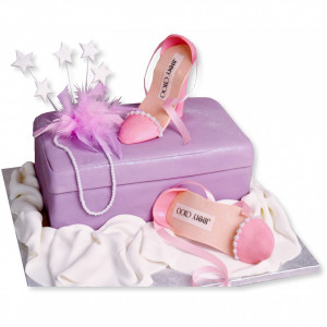 high heel shoe cake design