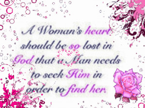 Woman’s Heart Should Be So Lost In God