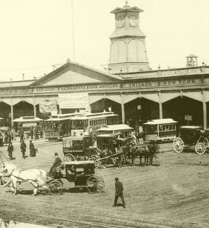 the Central Pacific Railroad in 1878. This was the new Ferry Building ...