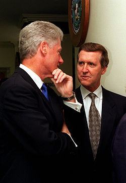 Bill Clinton och William Cohen 1997.
